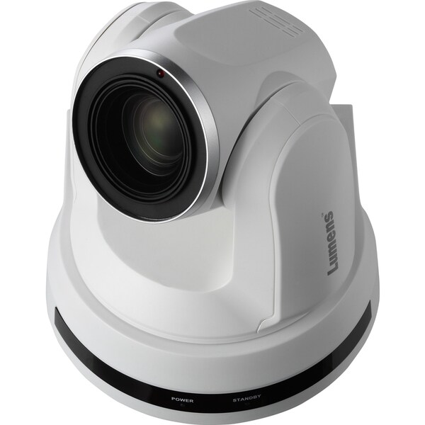 Lumens 12X Optical Zoom; 4K Pan; Tilt; Zoom; Video Camera; White VC